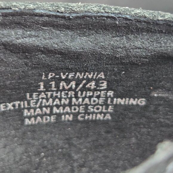 Lucky Brand Western Ankle Boot Sz 11 Black Suede Block Heel Slip On Shoe Booties - Picture 9 of 11